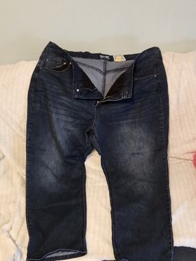 Terra & Sky Dark Blue Straight Leg Jeans